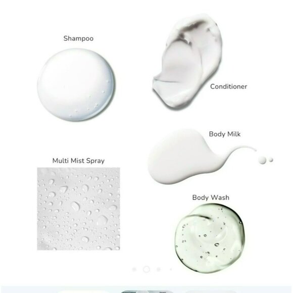 NEW Oneiro Vegan Hypo Allergenic Travel 5 Piece Set - Shampoo, Conditioner, Loti - Picture 2 of 10